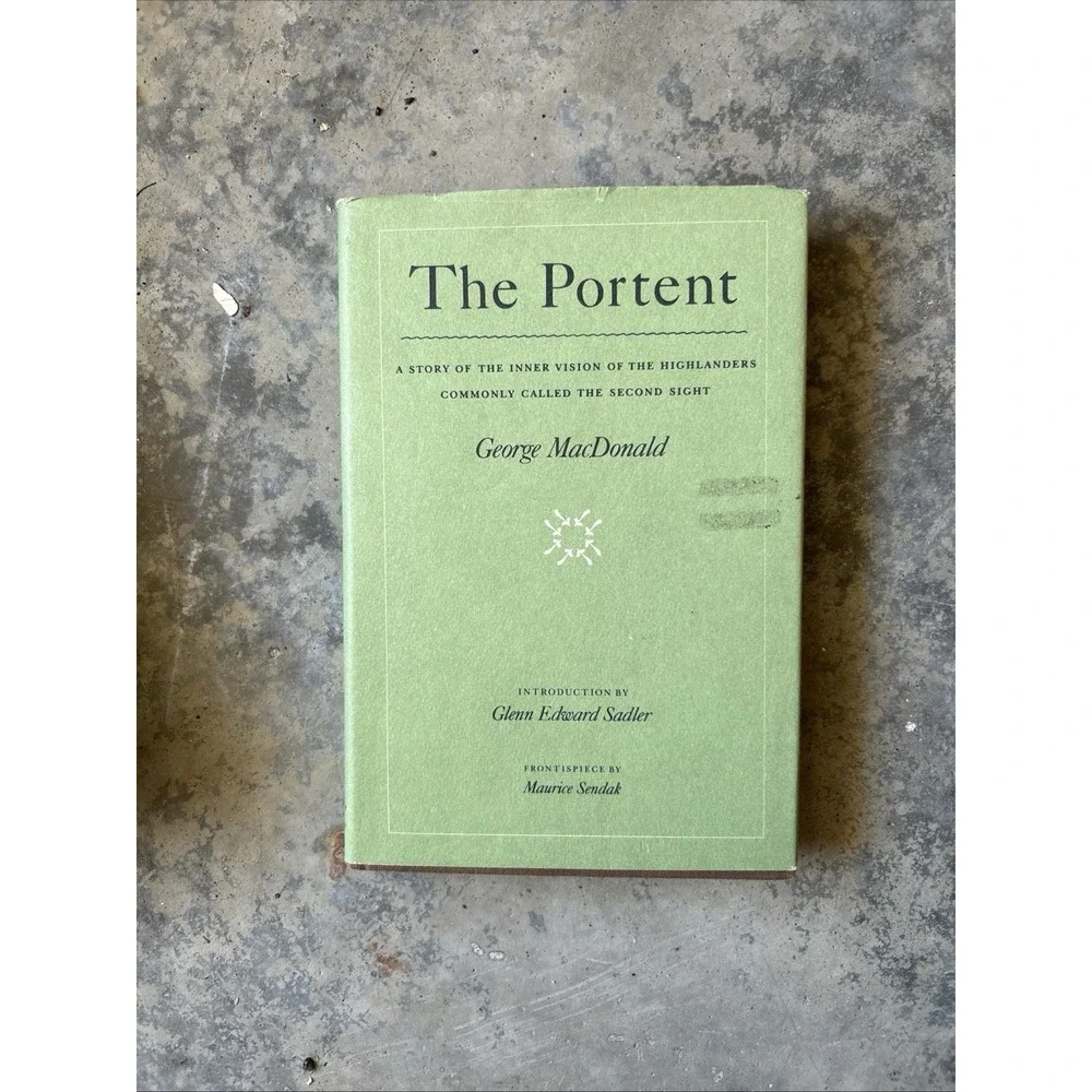 George MacDonald The Portent HC DJ 1979 Harper & Row 1st Ed Illus Sendak